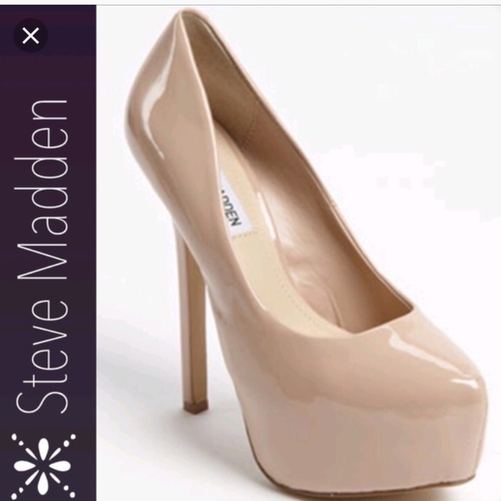Nude platform Steve Madden heels